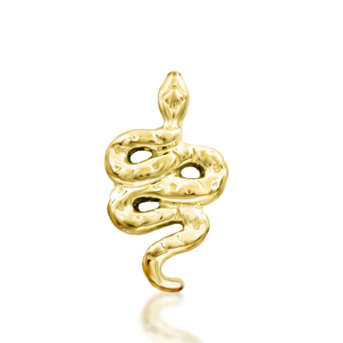 14K Gold Marked Snake