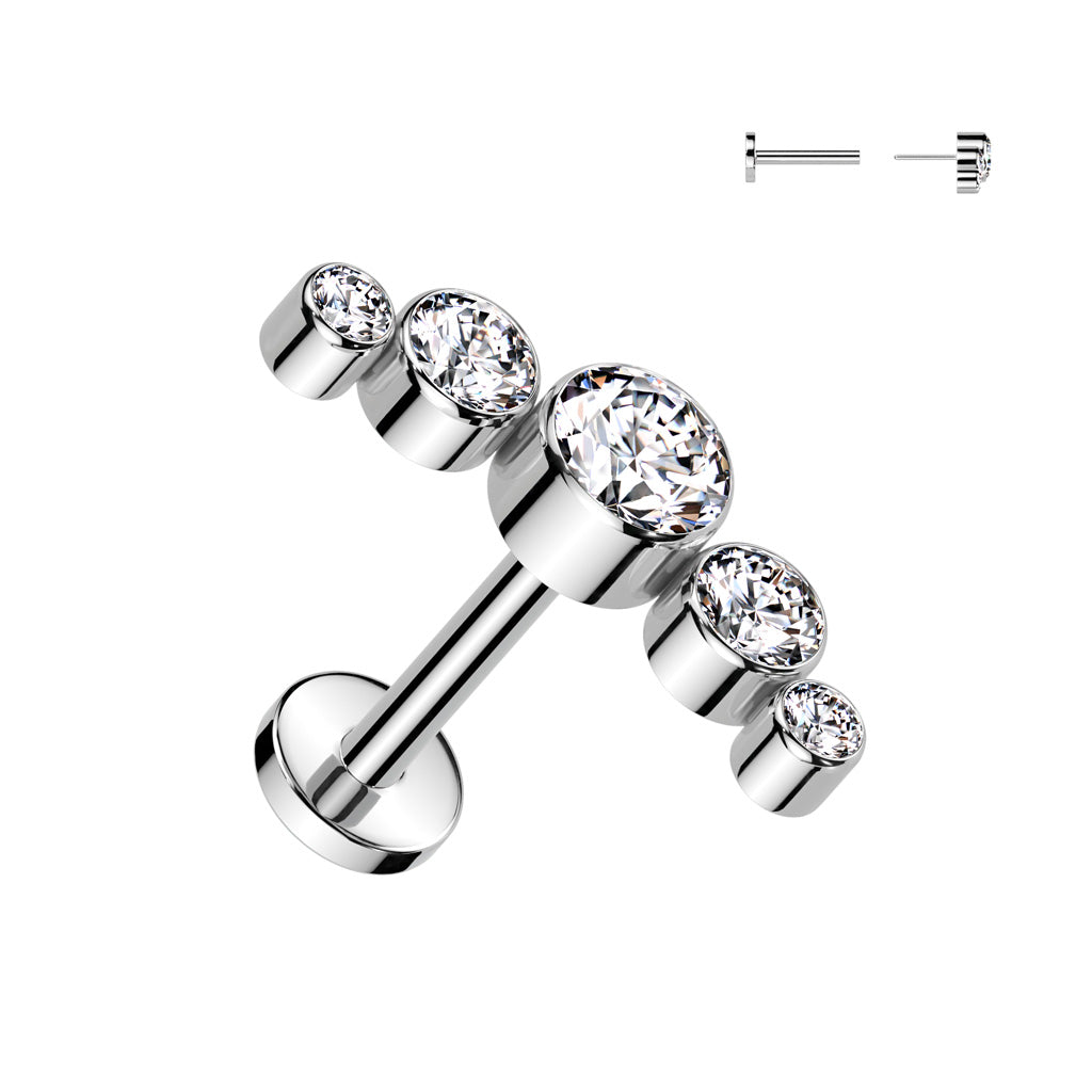 Curved CZ Bar