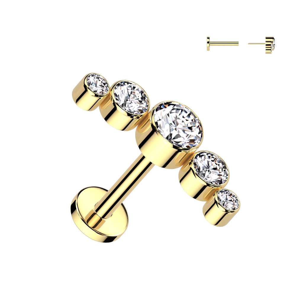Curved CZ Bar