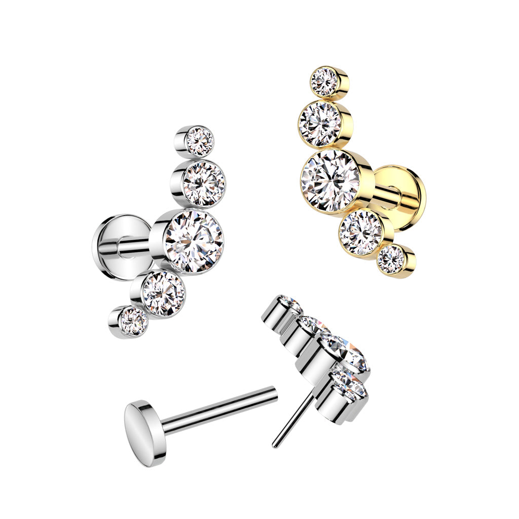 Curved CZ Bar