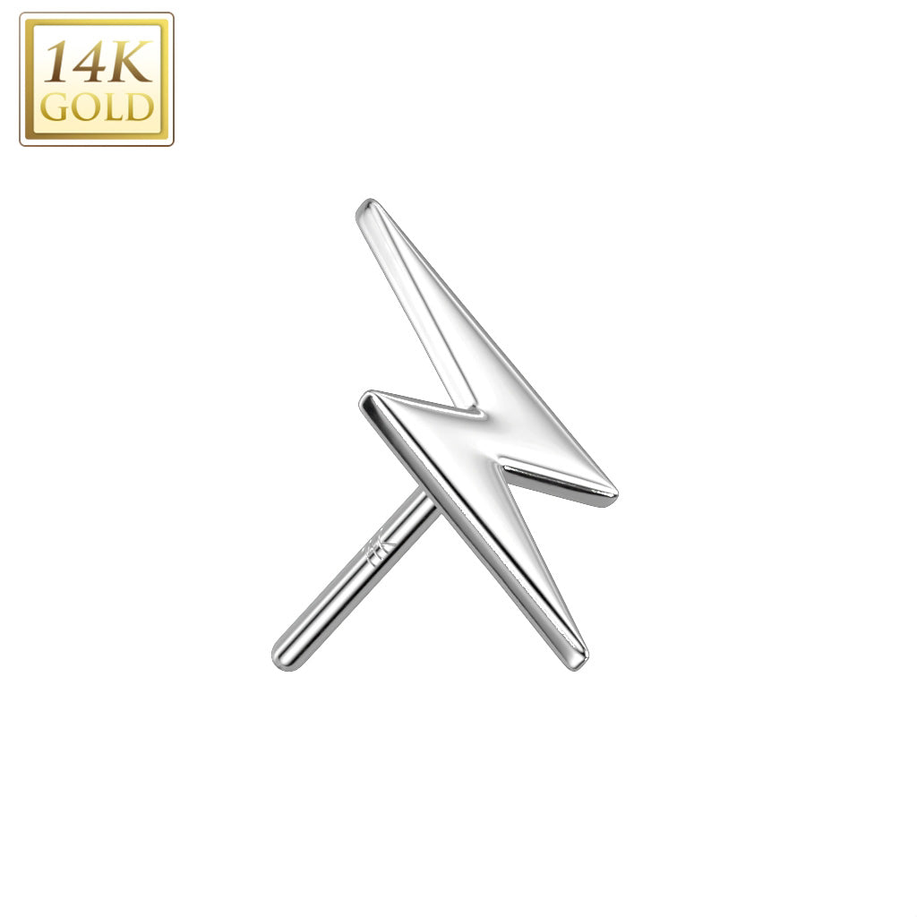 14K Lightning Bolt