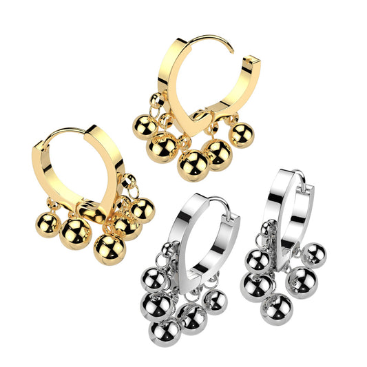 Dangle Bead Hoop