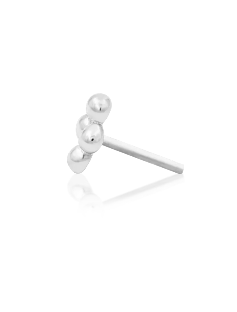 14K beaded diamond